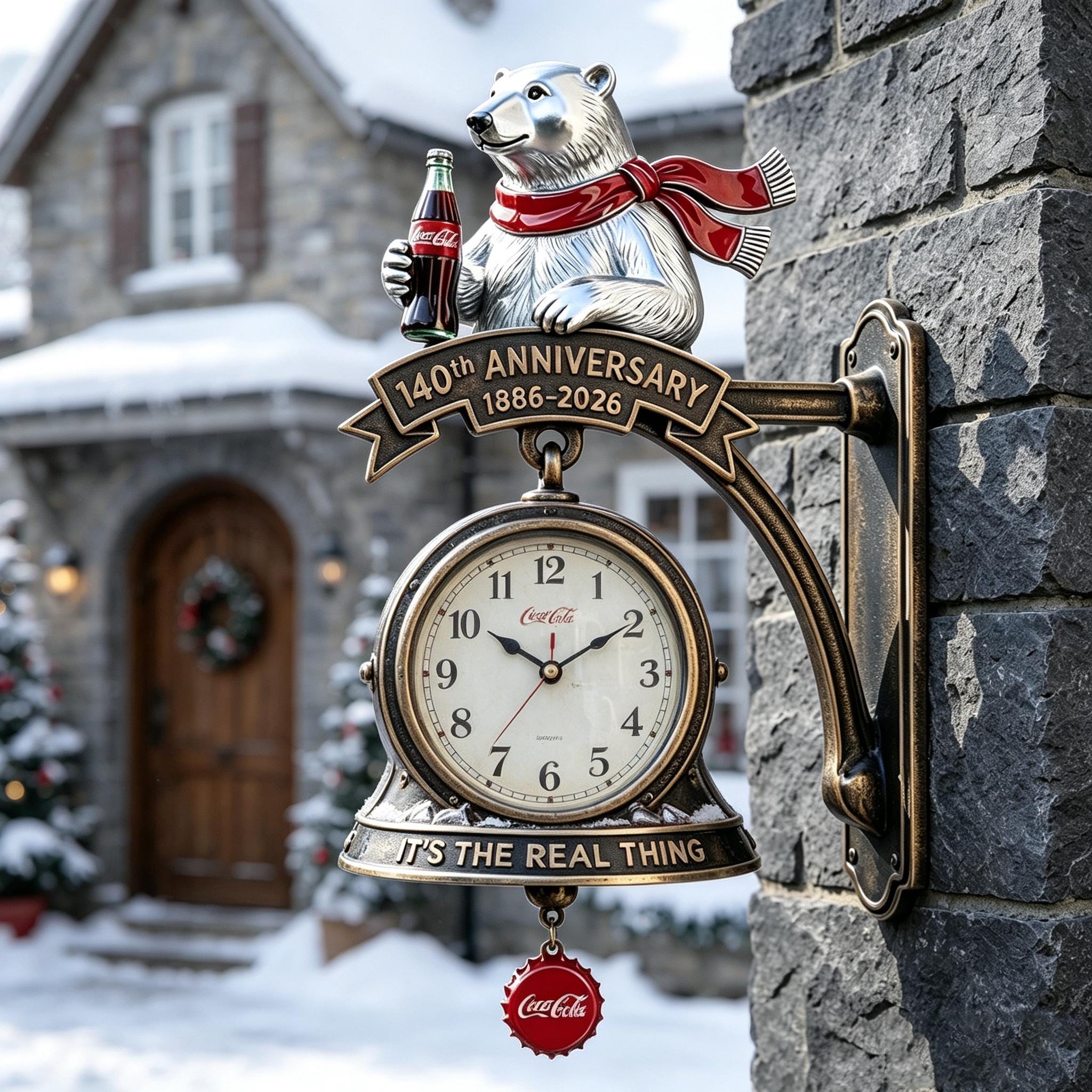Coca Cola Anniversary Clock - Etsy