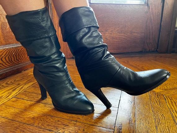 1980s Joyce of California Leather Boots | size 7.… - image 6