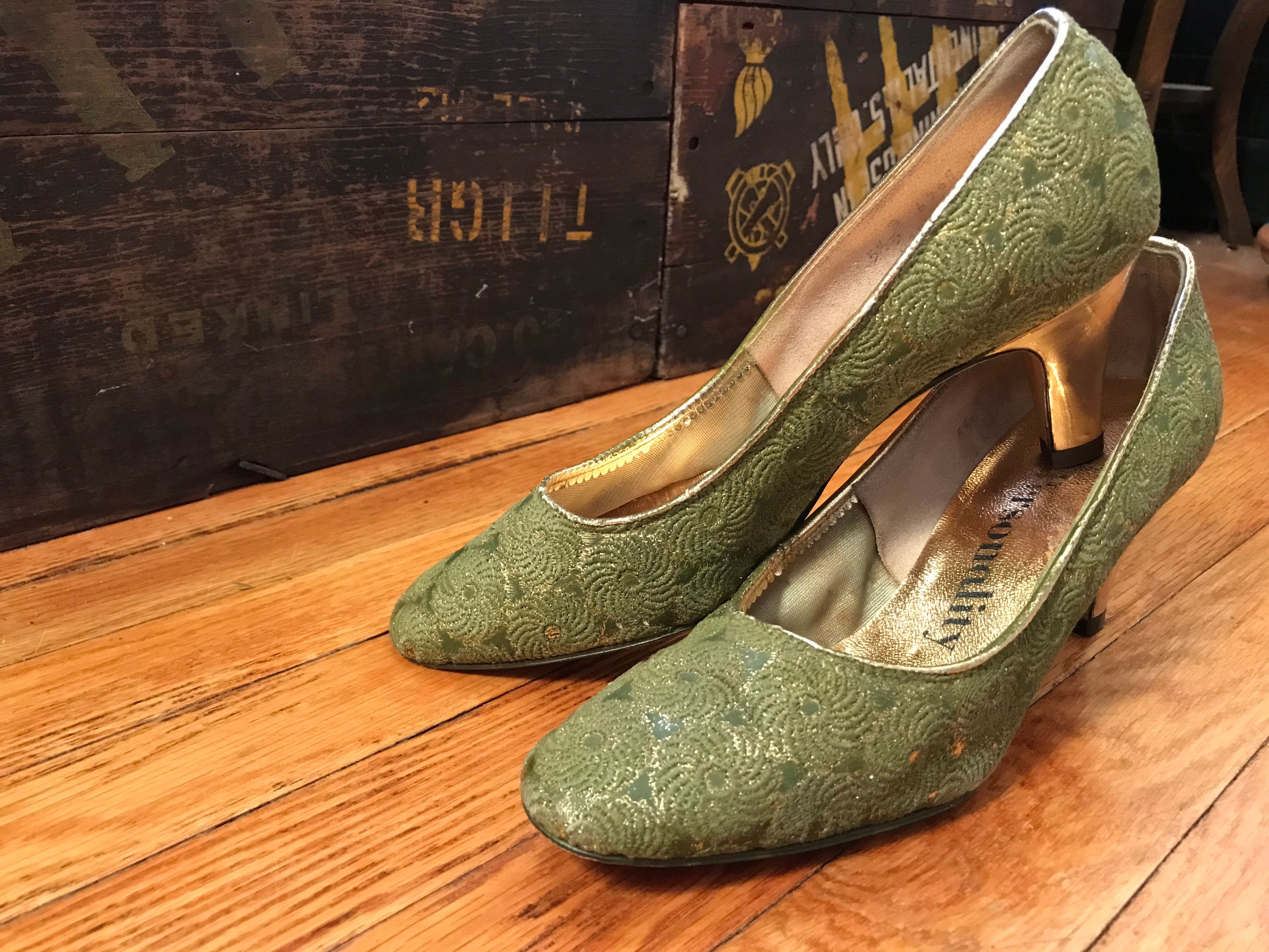 Olive Green Dress Shoes Women Etsy