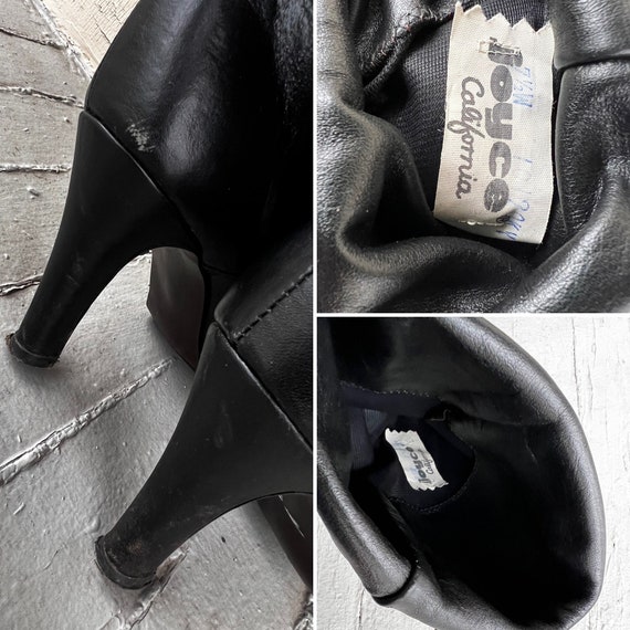 1980s Joyce of California Leather Boots | size 7.… - image 10