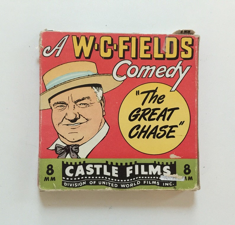 Vintage 1960s W.C. Fields 8mm Film the Great Chase Etsy