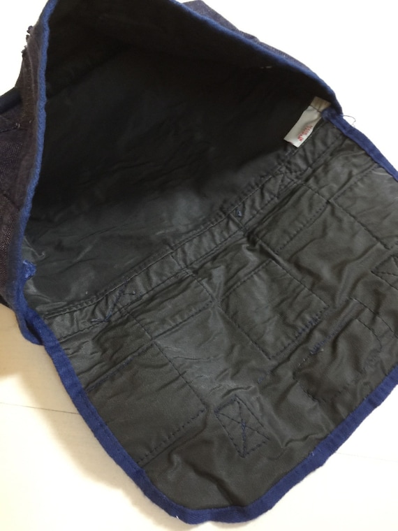 1980s Denim Patchwork Backpack Vintage Deadstock - image 5