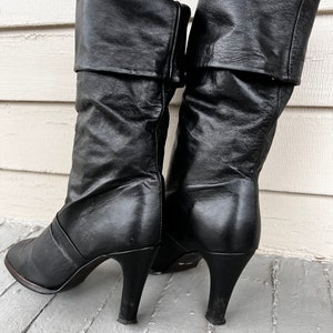 1980s Joyce of California Leather Boots size 7.5W image 8