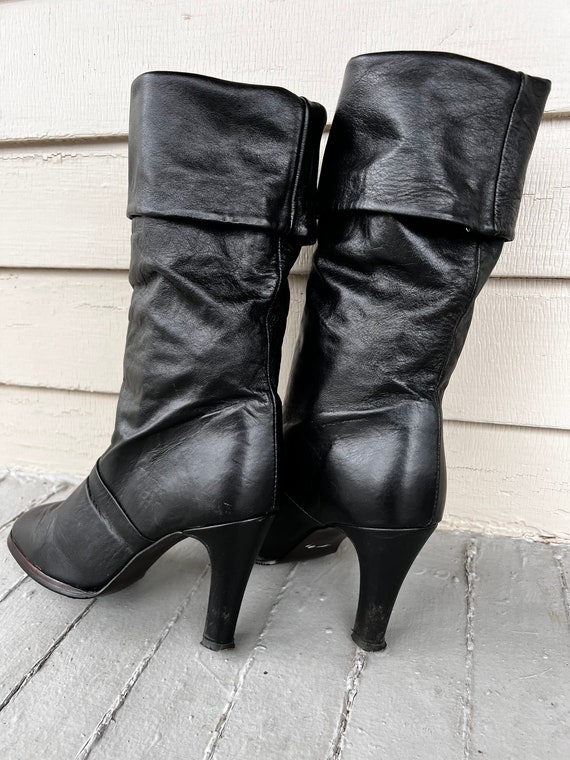1980s Joyce of California Leather Boots | size 7.… - image 8