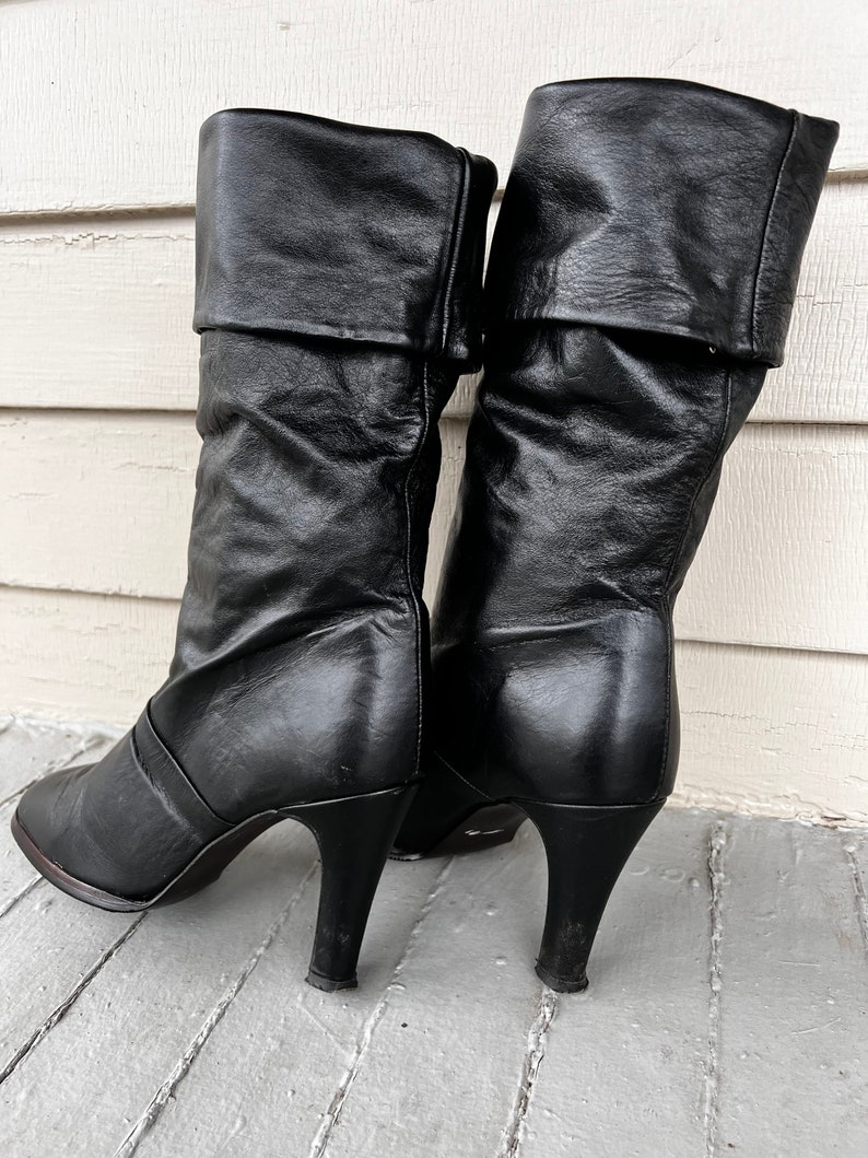 1980s Joyce of California Leather Boots size 7.5W image 8