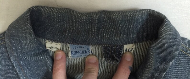 1970s Genuine Roebucks Denim Jacket With Patches Vintage Sears, Roebuck ...