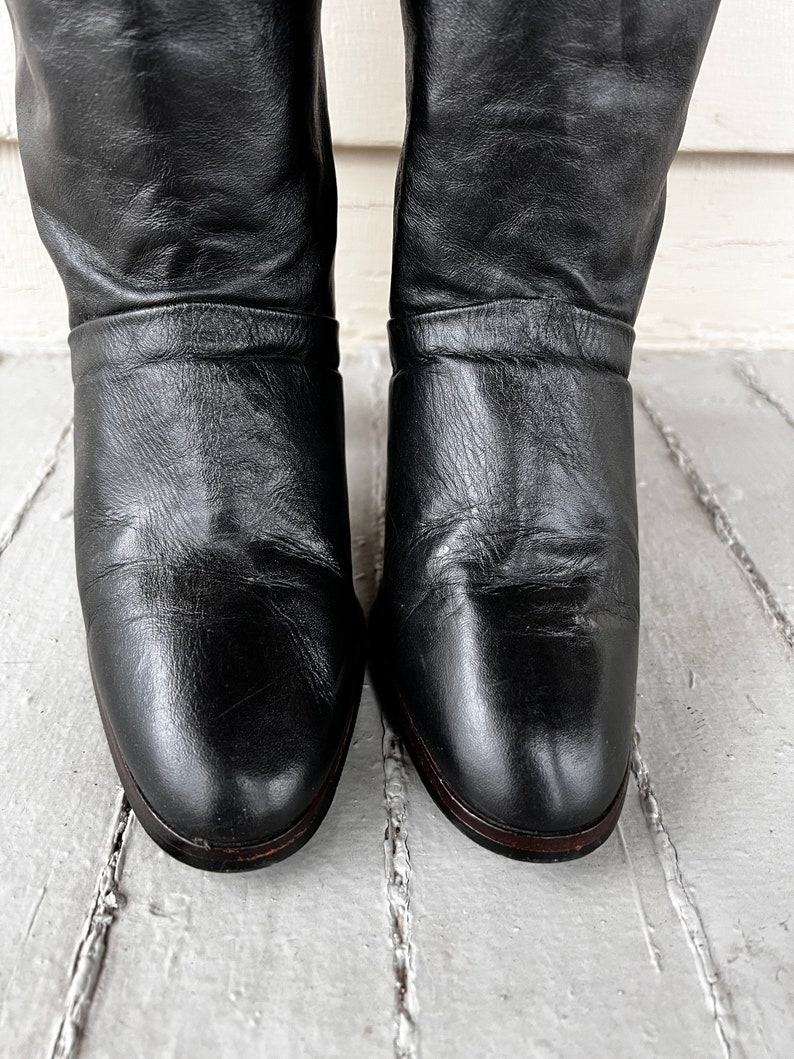 1980s Joyce of California Leather Boots size 7.5W image 5