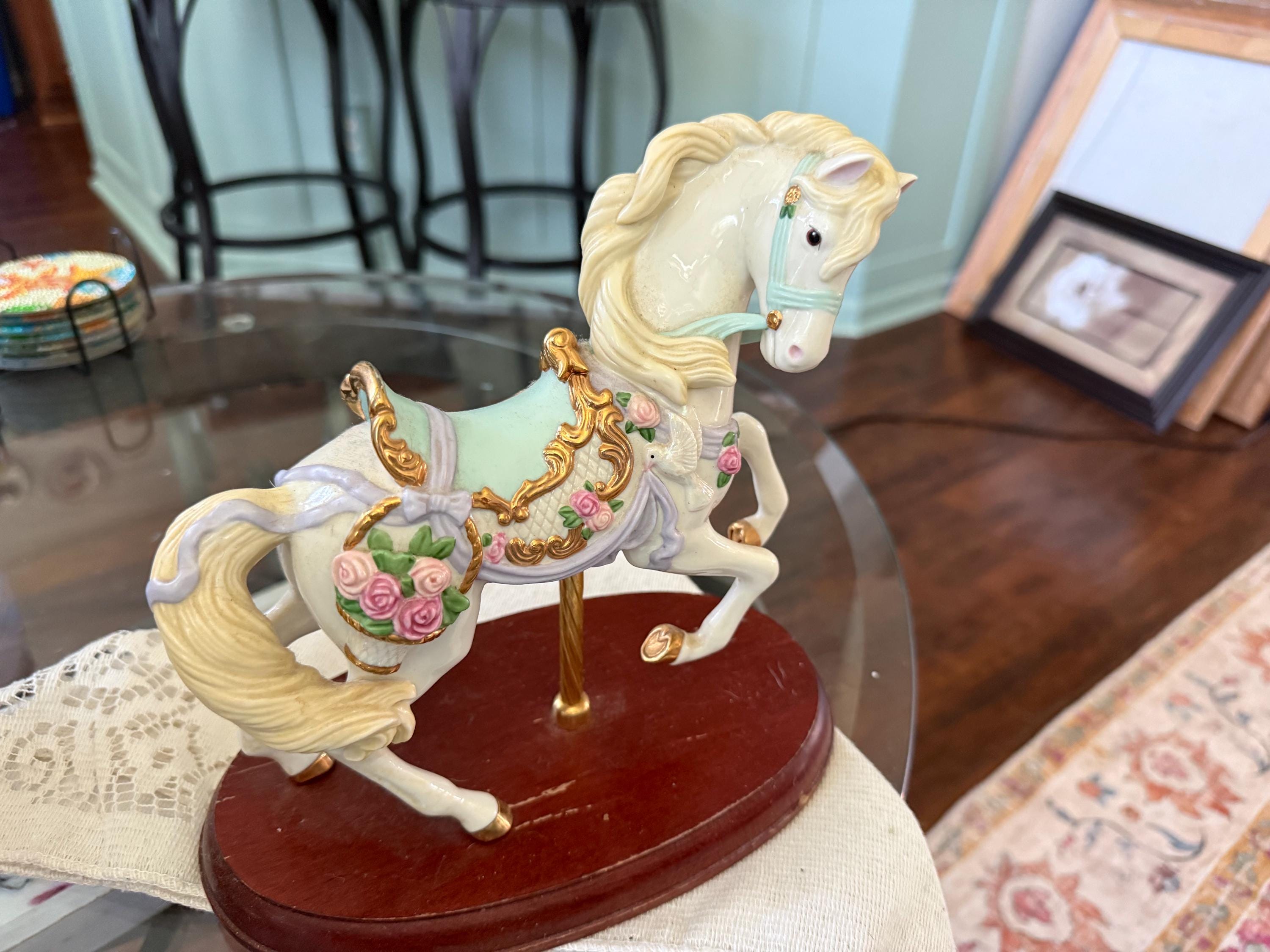 Carousel Horse Figurines - Etsy