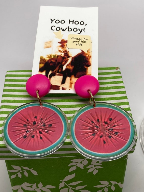 Vintage statement stud Gem