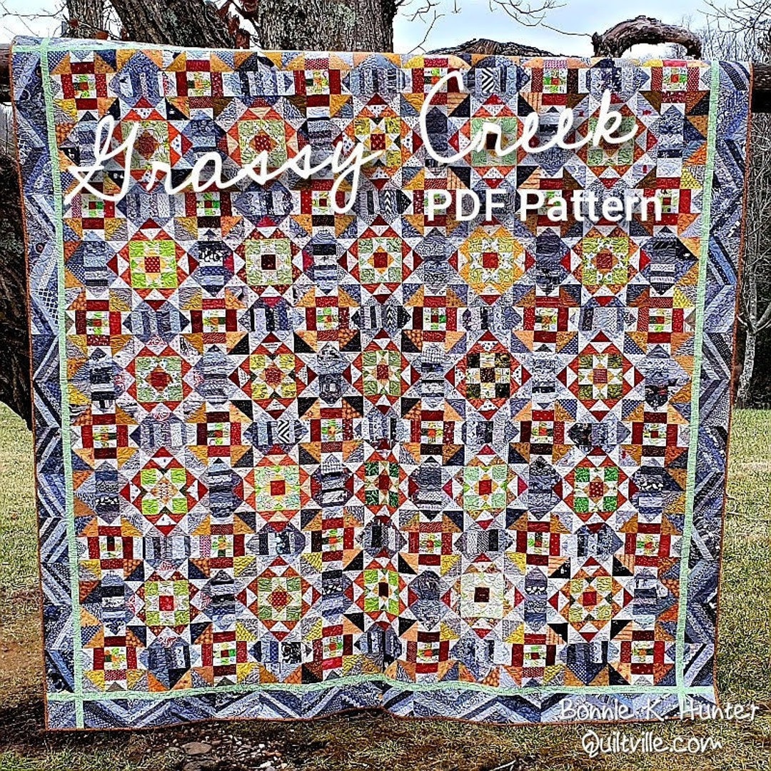 Grassy Creek PDF Quilt Pattern Booklet Etsy