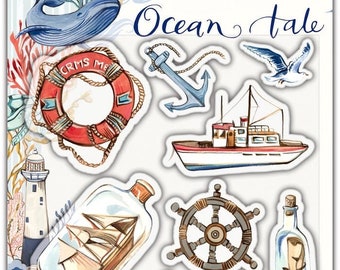 Ocean Tale STAMPS, Nautical Stamps, Sailing Stamps, Lighthouse Stamp, Ship Stamps, Anchor Stamp, Sailboat Stamp, Craft Consortium Stamps