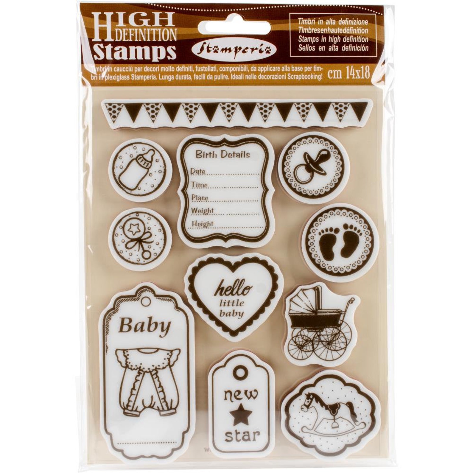 Baby STAMPS Stamperia Stamps Baby Invitation Stamps Baby Etsy