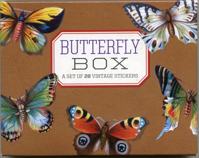 Butterfly STICKERS Large Butterfly Stickers Victorian Etsy