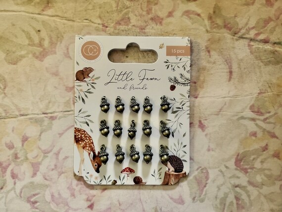 EMBELLISHMENTS de bellota encantos de bellota bellotas de | Etsy México