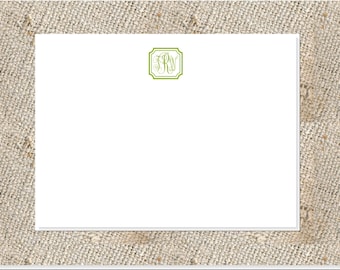 Monogrammed Stationery  - 25 note cards & envelopes