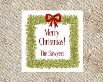 Holiday Gift Cards - Set of 25, Christmas Enclosure Cards, Christmas Gift Tags, Holiday Enclosure Cards, Personalized Gift Tags