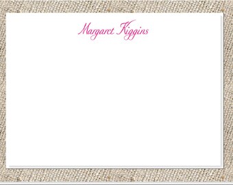 Fun Script Stationery - 25 note cards & envelopes
