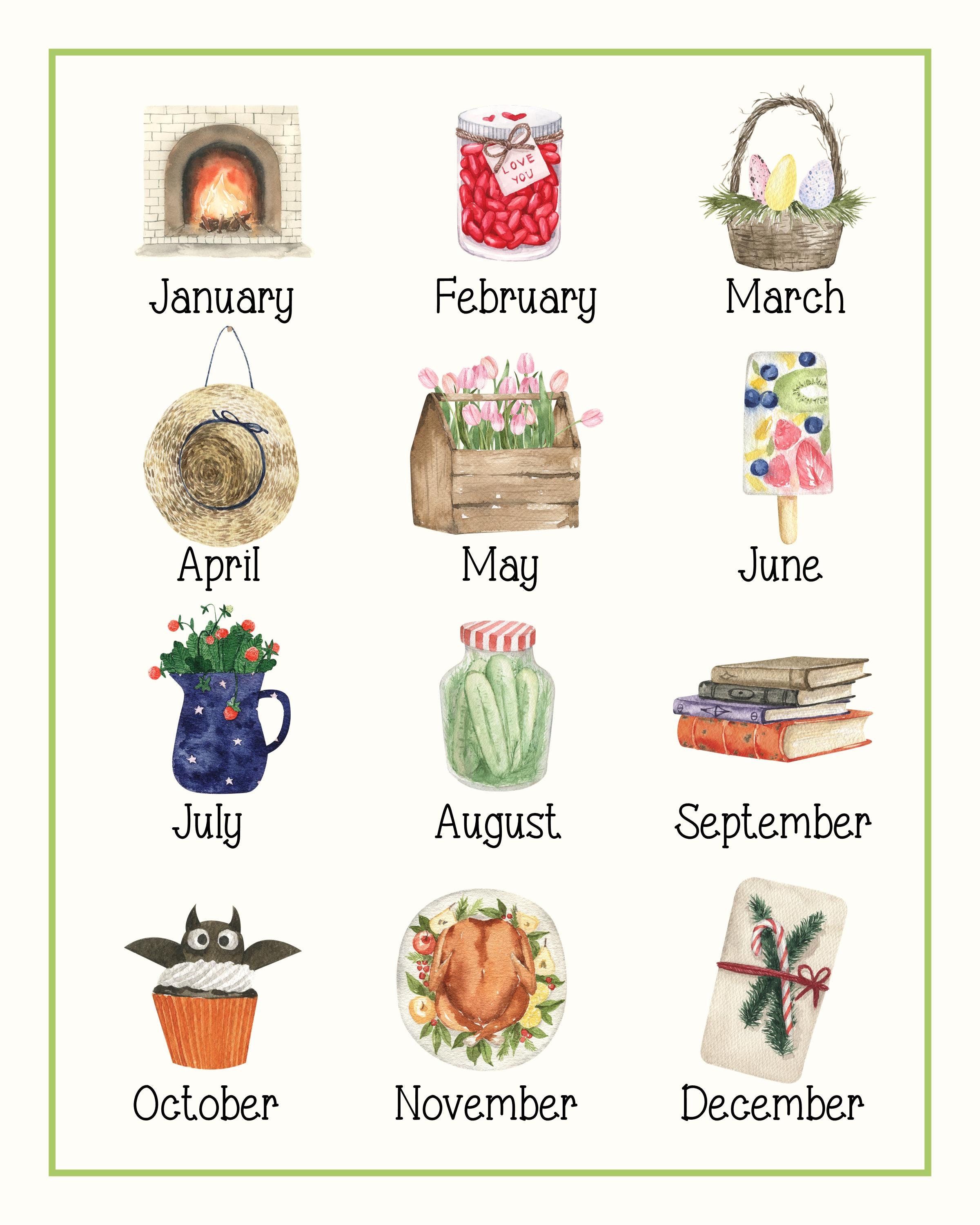 Desktop Calendar 2024, Desk Calendar 2024, 2024 Desk Calendar, Desktop