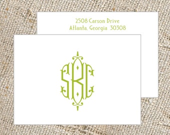 Royal Monogram Stationery - 25 notes & envelopes