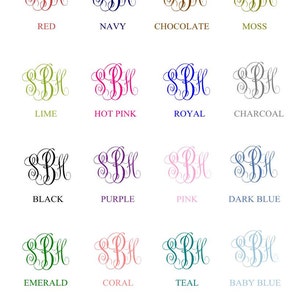 Monogrammed Stationery 25 folded notes & envelopes image 3