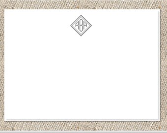 Monogram Note Cards  - 25 cards & envelopes
