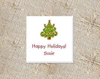 Holiday Gift Cards - Set of 25, Christmas Enclosure Cards, Christmas Gift Tags, Holiday Enclosure Cards, Personalized Gift Tags
