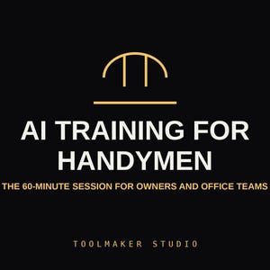AI-utbildningskit för hantverksföretag | 60-minuters teamworkshop, bilder, guide + frågesport