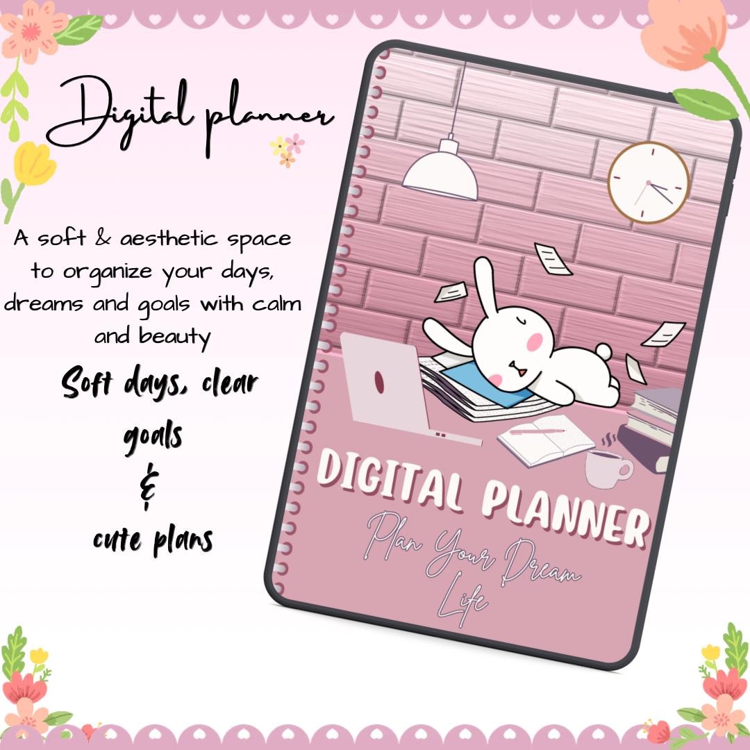 Undated Digital Planner 2026 2027 | Goodnotes PDF | Daily Weekly ...