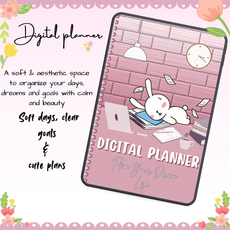 Undated Digital Planner 2026 2027 | Goodnotes PDF | Daily Weekly ...
