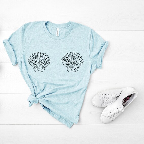 little mermaid shell shirt