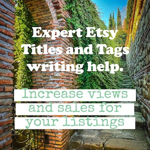 Etsy Titles and Tags Rewrite, Etsy SEO Help, Title Writing, Tag Writer, Tag Help, Etsy Shop Help