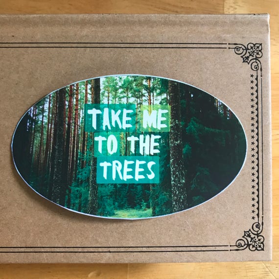 Weekend Wanderer Forest National Park Arrowhead 5/" Custom Vinyl Decal Sticker