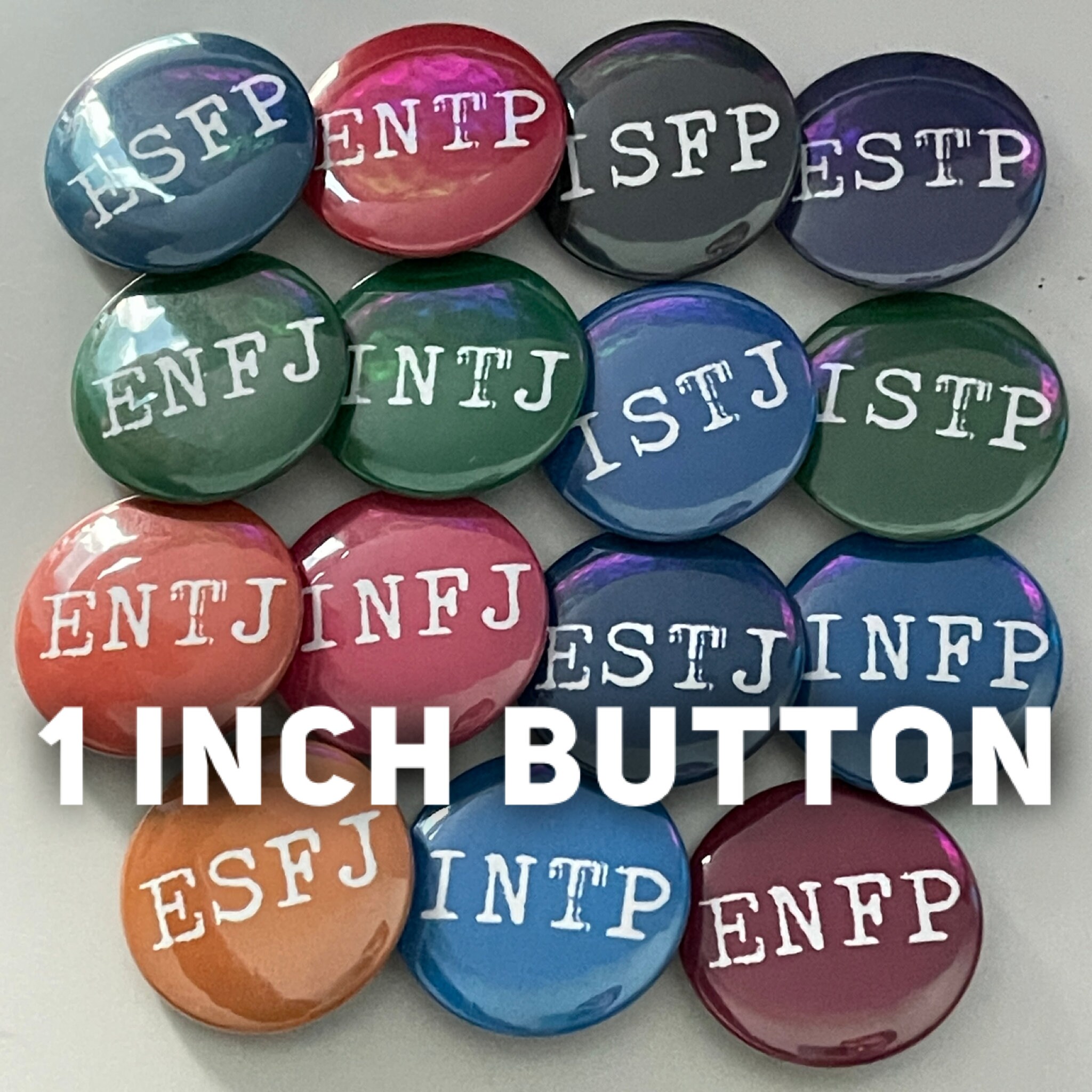 Meyers Briggs Personality Pinback Buttons Esfp Entp Isfp Estp Etsy Ireland