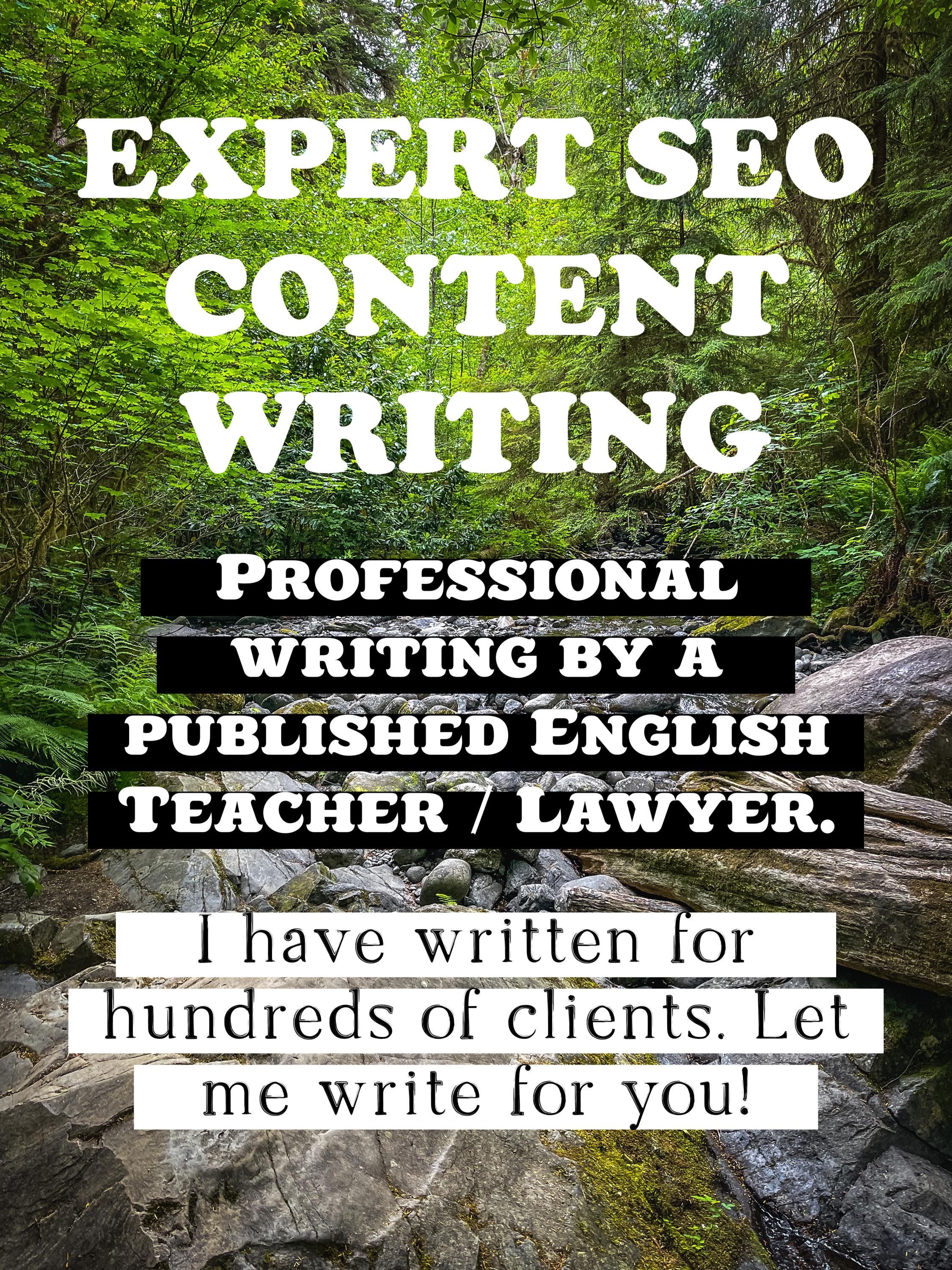 SEO Optimized Web Content Writer, Article Writer, Memoir Life Story Blog Post Business Advertisement Website AirBnb Page + More