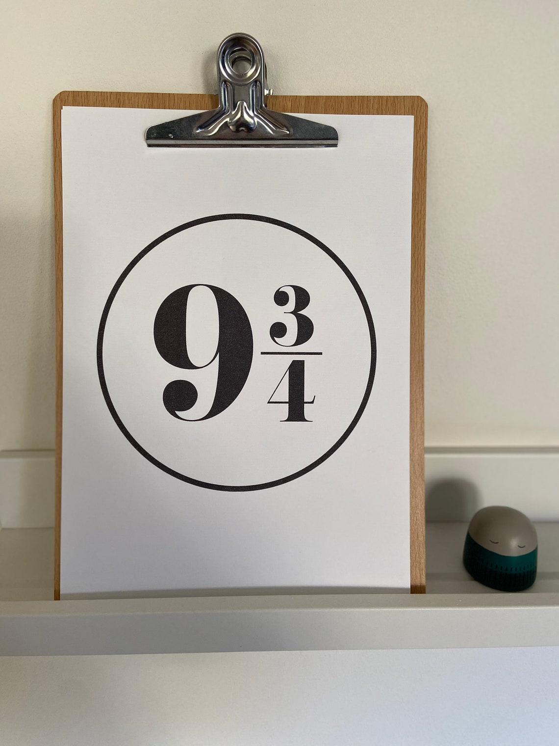 Platform 9 3/4 platform 934 Harry Potter A4 A5 print | Etsy