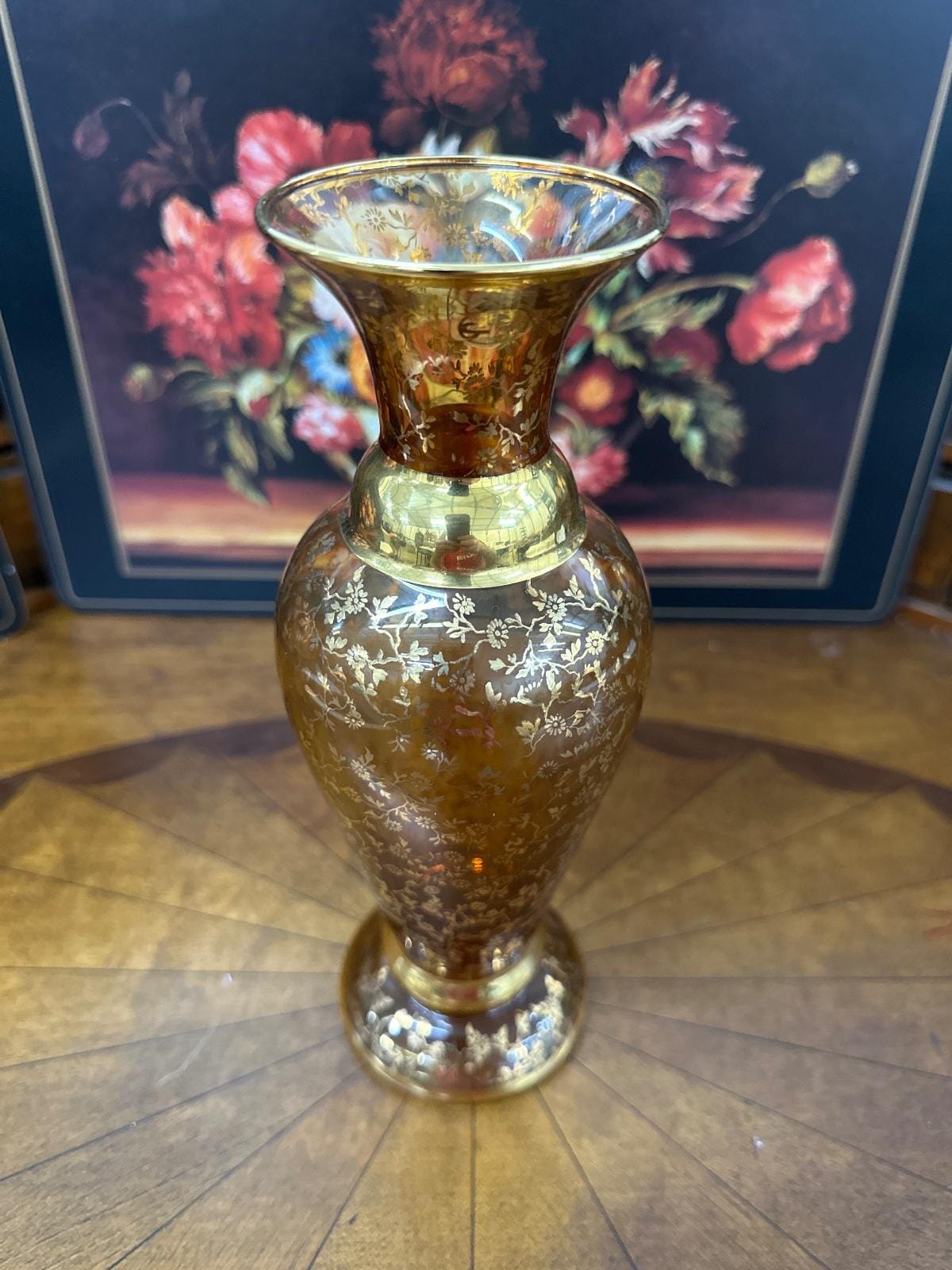 24 K Gold Murano Vase - Etsy