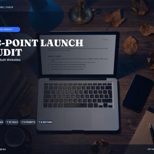 Website Launch Checklist for AI-Built Sites | 88-Point Pre-Launch Audit Guide + Notion CSV | Security SEO Analytics Privacy | Vibe Coding