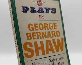 Vintage 1960 George Bernard Shaw Plays Collection, Signet Classic Paperback (CT301)
