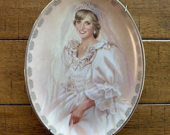 1997 Princess Diana "The People's Princess" Collector Plate Bradford Ex