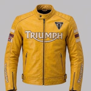 Vintage Triumph Jacket - Etsy Denmark