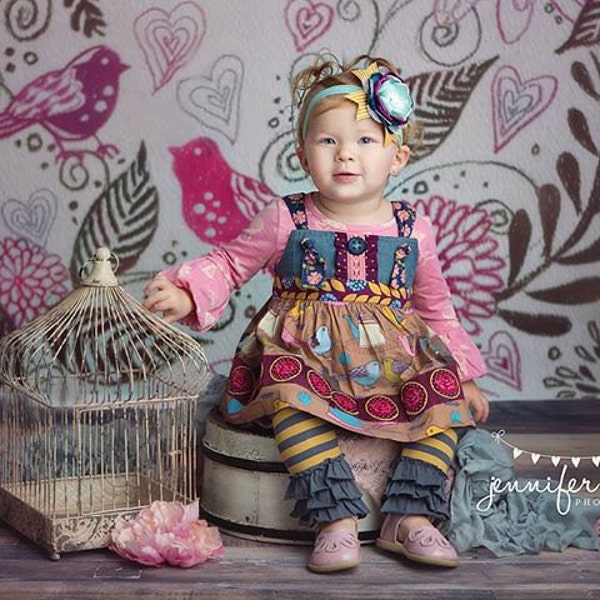 Playdate in Central Park Headband or Hairclip - M2M Matilda Jane Central Park Cardigan and Painterly Lap Dress