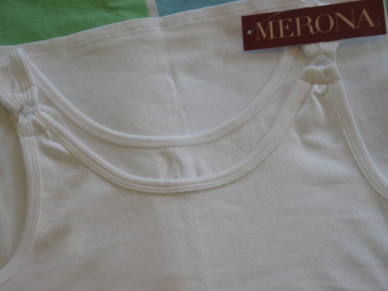 SALE Nursing Tank Topwhite Smooth Knitmodest Coveragebrand New Tank