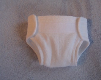 White Doll Diaper fits Baby Stella-Baby Fella-MiniKane-Wee Baby Fella-Wee Baby Stella Dolls-Handmade Diaper-Great for pretend play