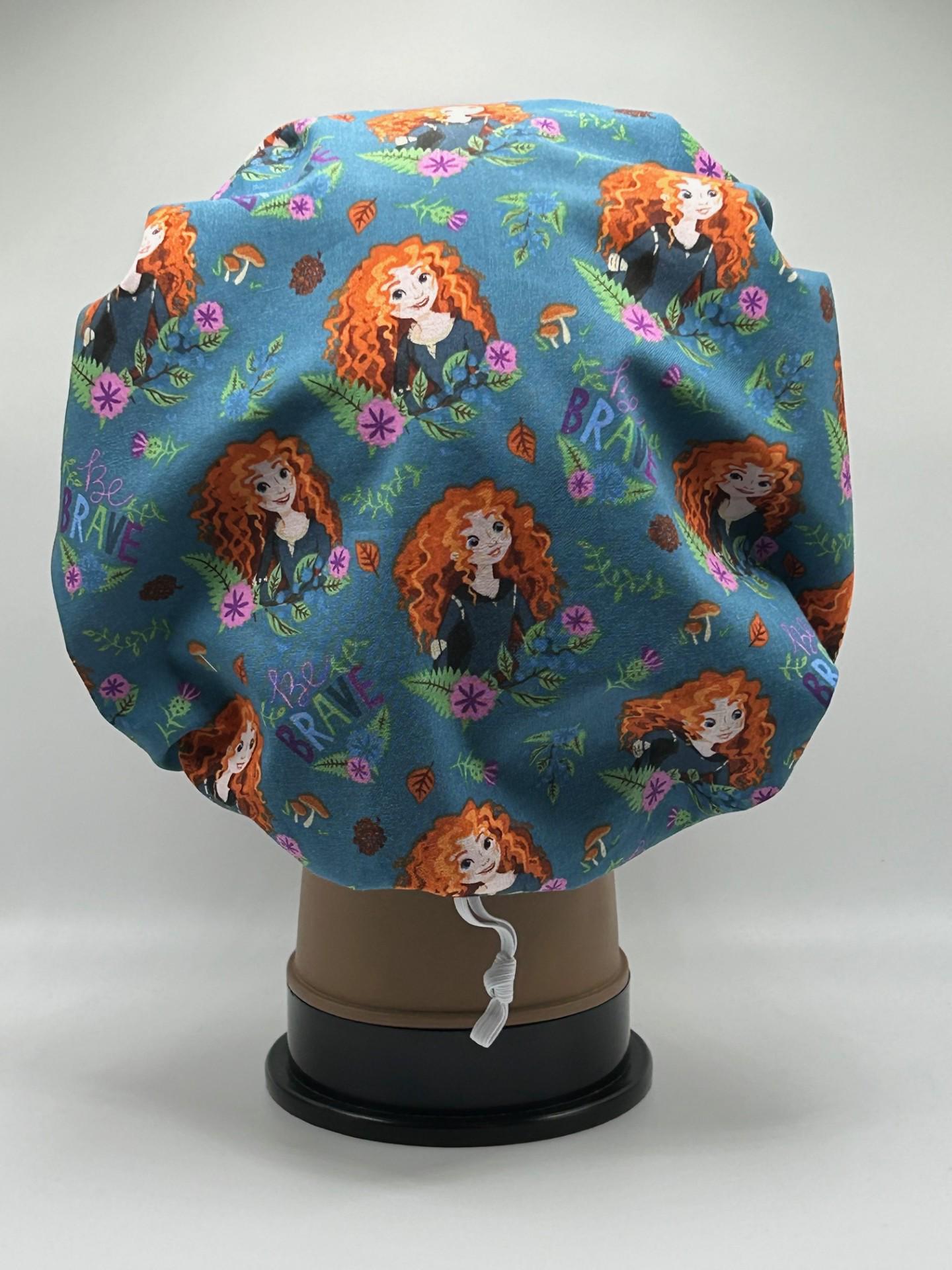 Brave Princess Merida Scrub Cap Surgical Bouffant Hat Women\'s‎ women surgical cap; bouffant style With Elastic | eBay main image 3