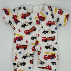 Pajamas fits Baby Stella or Wee Baby Stella Dolls-Your choice of fabric-1pc flannel pj's-Handmade Doll Clothes Bild 3