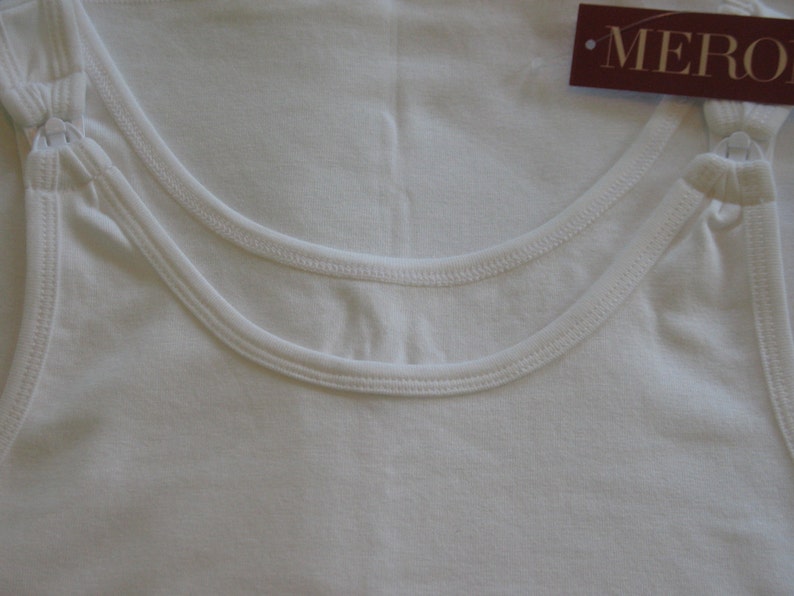 SALE Nursing Tank Topwhite Smooth Knitmodest Coveragebrand New Tank