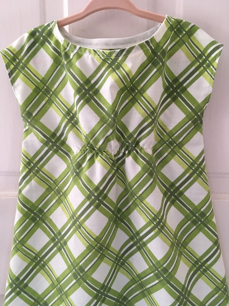 Size 3 Green Plaid Girls Toddler DressFrock