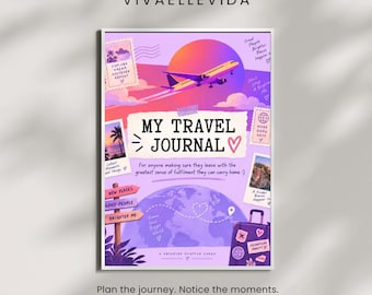 7-Day Travel Journal Planner | 16-Page Memory & Reflection PDF (Digital Download)