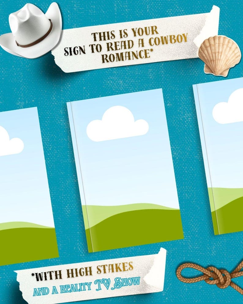 Rodeo Rope Blue 80 Cowboy Romance Canva Templates for Social Media - Etsy UK