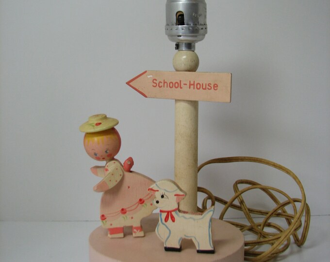Irmi Child's Nursery Lamp Mary Had A Little Lamb Nursery Plastic, Inc